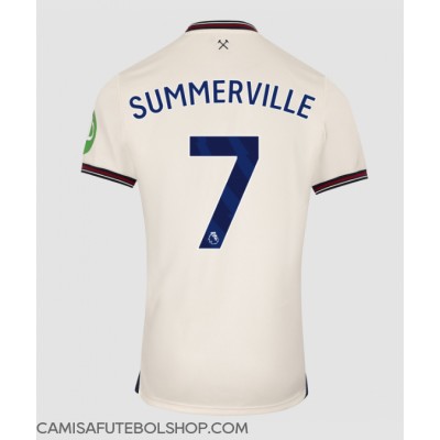 Camisa de time de futebol West Ham United Crysencio Summerville #7 Replicas 2º Equipamento 2025-26 Manga Curta Camisa de time de futebol West Ham United Crysencio Summerville #7 Replicas 2º Equipamento 2025-26 Manga Curta